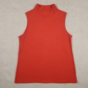 Vintage Marc Anthony Women's Turtleneck Tank Top Sleeveless Shirt Made In USA